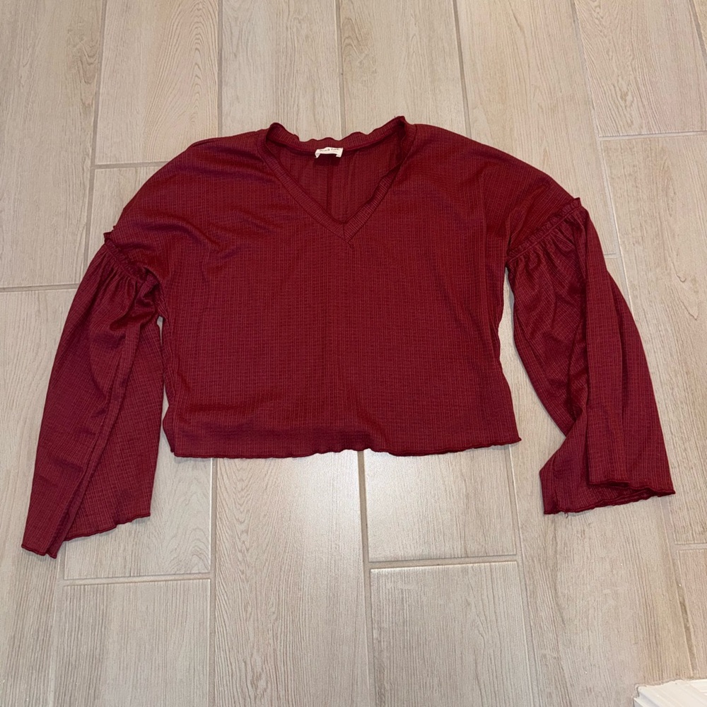 Bell sleeve blouse